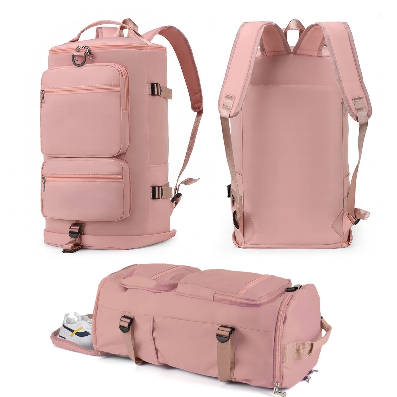 Duffle Bag Gym Bags Waterproof Sports Duffel Bags Travel Weekender Bag for Men Women Overnight Bag with Shoes Compartment