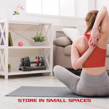 Adjustable Dumbbells, 25Lb Smartbell Dumbbell Set with 9-In-1 Quick-Select Weights, 2.5Lb Increments for Home Gym