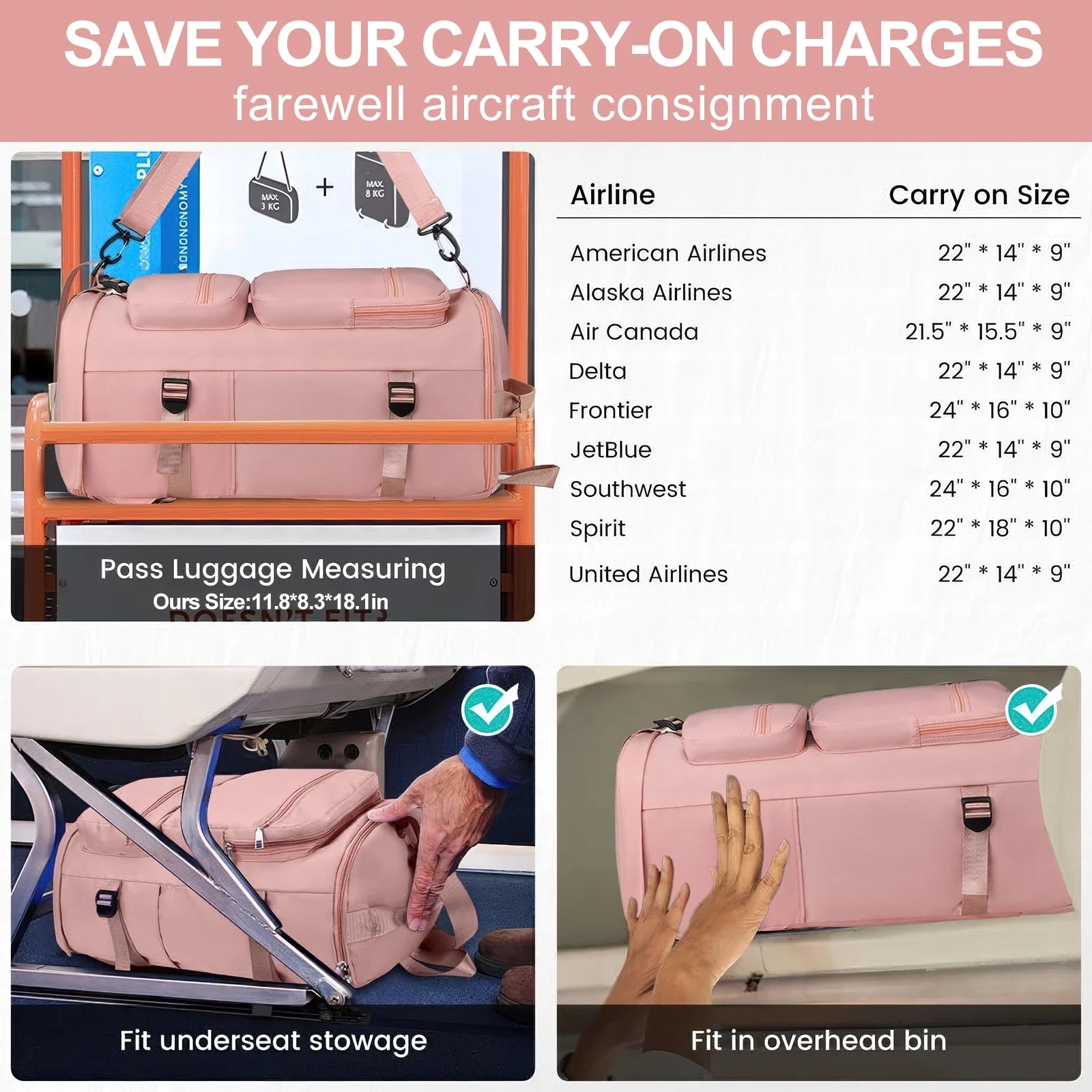 Duffle Bag Gym Bags Waterproof Sports Duffel Bags Travel Weekender Bag for Men Women Overnight Bag with Shoes Compartment