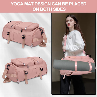 Duffle Bag Gym Bags Waterproof Sports Duffel Bags Travel Weekender Bag for Men Women Overnight Bag with Shoes Compartment