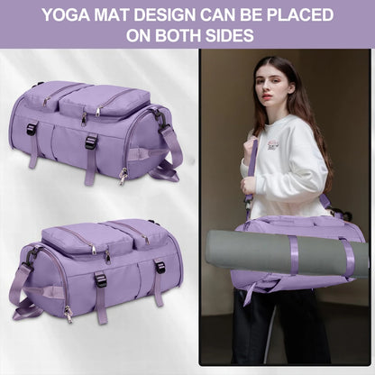 Duffle Bag Gym Bags Waterproof Sports Duffel Bags Travel Weekender Bag for Men Women Overnight Bag with Shoes Compartment