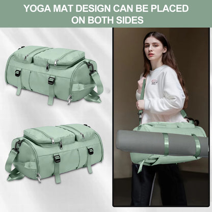 Duffle Bag Gym Bags Waterproof Sports Duffel Bags Travel Weekender Bag for Men Women Overnight Bag with Shoes Compartment