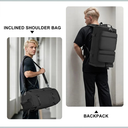 Duffle Bag Gym Bags Waterproof Sports Duffel Bags Travel Weekender Bag for Men Women Overnight Bag with Shoes Compartment