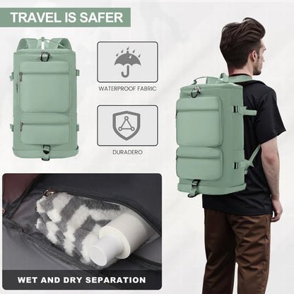 Duffle Bag Gym Bags Waterproof Sports Duffel Bags Travel Weekender Bag for Men Women Overnight Bag with Shoes Compartment