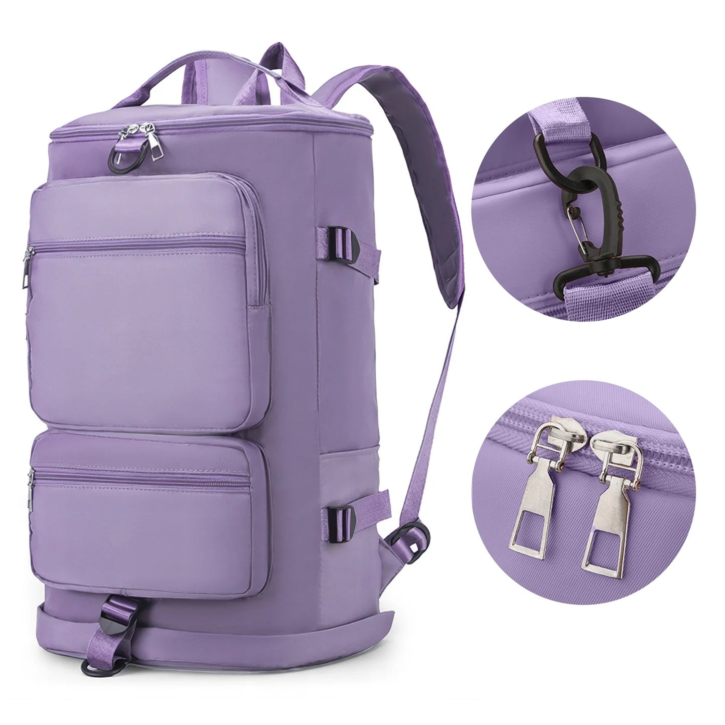 Duffle Bag Gym Bags Waterproof Sports Duffel Bags Travel Weekender Bag for Men Women Overnight Bag with Shoes Compartment