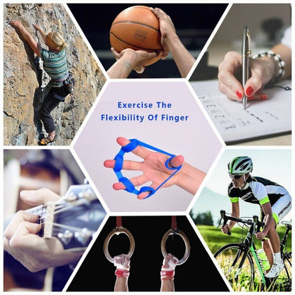 Finger Exerciser Hand Strengthener Wrist Forearm Grip Trainer Resistance Band