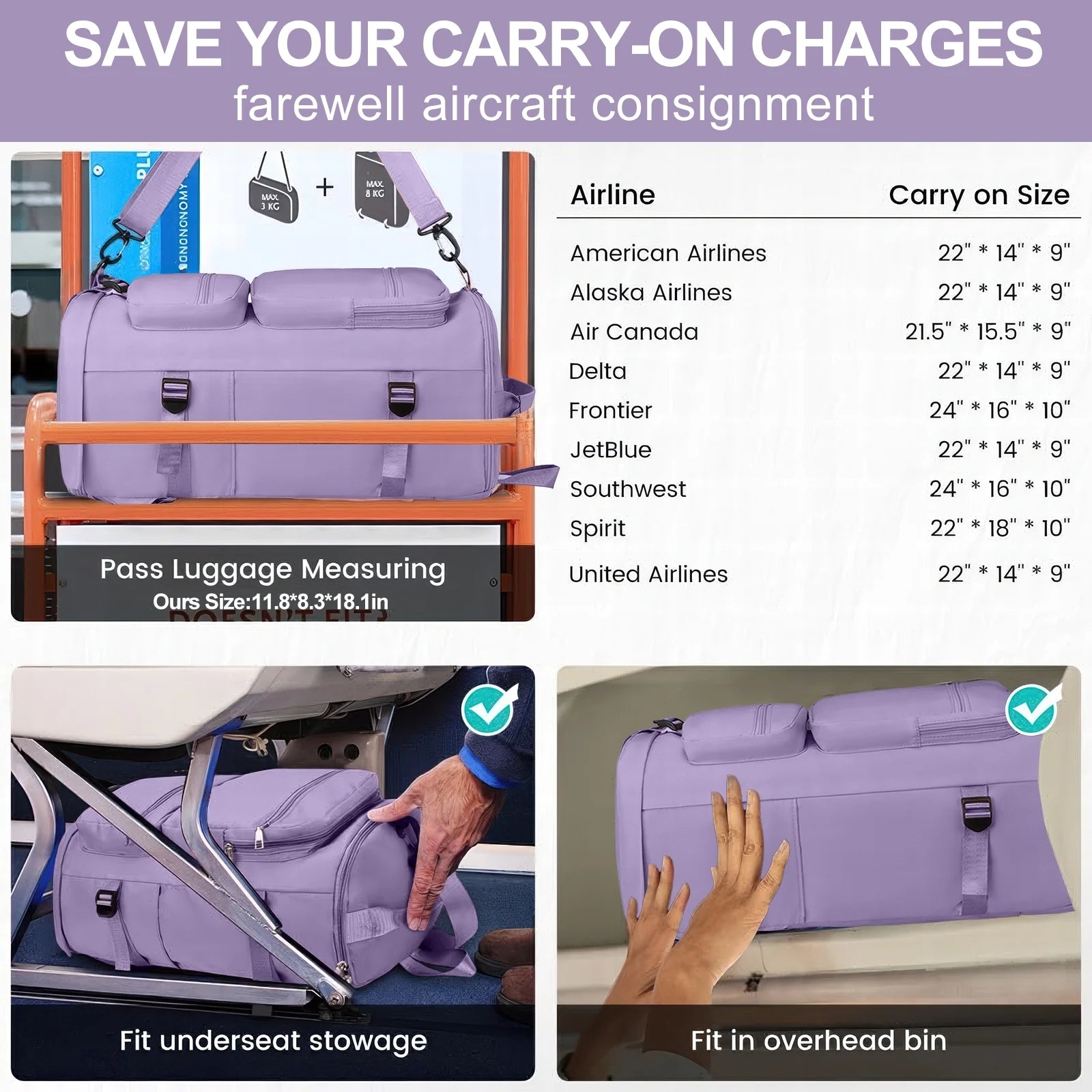 Duffle Bag Gym Bags Waterproof Sports Duffel Bags Travel Weekender Bag for Men Women Overnight Bag with Shoes Compartment