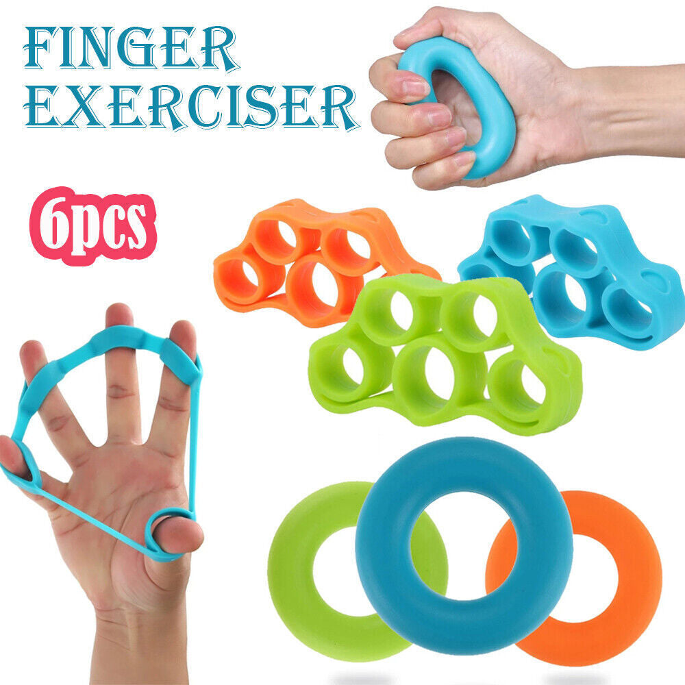 Finger Exerciser Hand Strengthener Wrist Forearm Grip Trainer Resistance Band