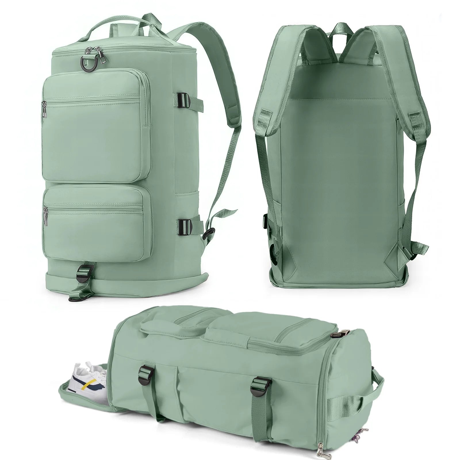 Duffle Bag Gym Bags Waterproof Sports Duffel Bags Travel Weekender Bag for Men Women Overnight Bag with Shoes Compartment