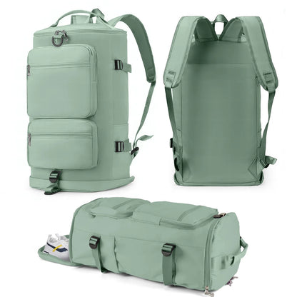 Duffle Bag Gym Bags Waterproof Sports Duffel Bags Travel Weekender Bag for Men Women Overnight Bag with Shoes Compartment